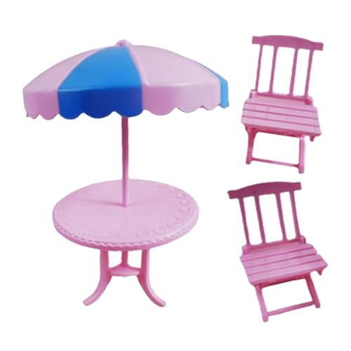 Toyvian 16 cm Miniatur-hausdekor – Set Mit 2 Mini-strandstühlen Puppenstühlen Und Liegestühlen Für Miniaturmodelle Und Dekorative Requisiten von Toyvian