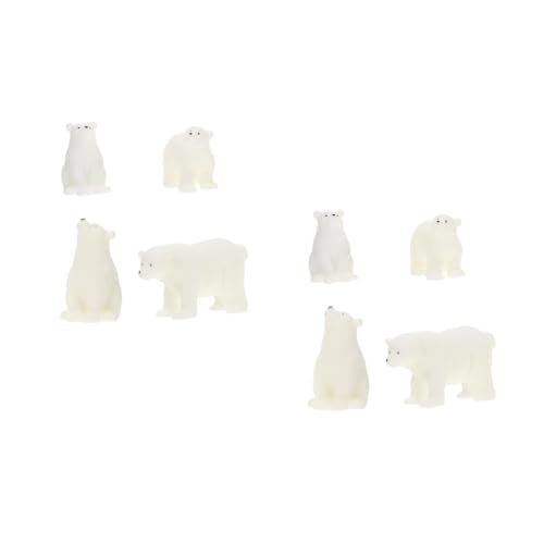 Toyvian 2 Sätze Teiliges Realistische Eisbären Figuren Tierfiguren Resin Für Mikrolandschaften Terrarien Tischdekoration Lernspielzeug 4 Stücke * 2 Toyvian 2 Sätze Teiliges Realistische Eisbären Figuren Tierfiguren Resin Für Mikrolandschaften Terrarien Tischdekoration Lernspielzeug 4 Stücke * 2 von Toyvian