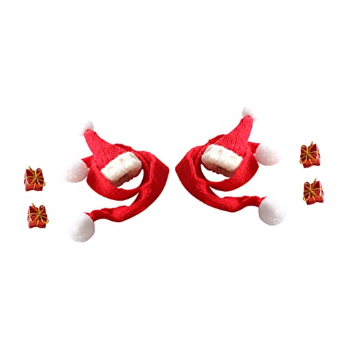 Toyvian 2 Sätze Teiliges Weihnachtsdeko Set Rot Dehnbar Geeignet für Miniaturhaus Zubehör Toyvian 2 Sätze Teiliges Weihnachtsdeko Set Rot Dehnbar Geeignet für Miniaturhaus Zubehör von Toyvian