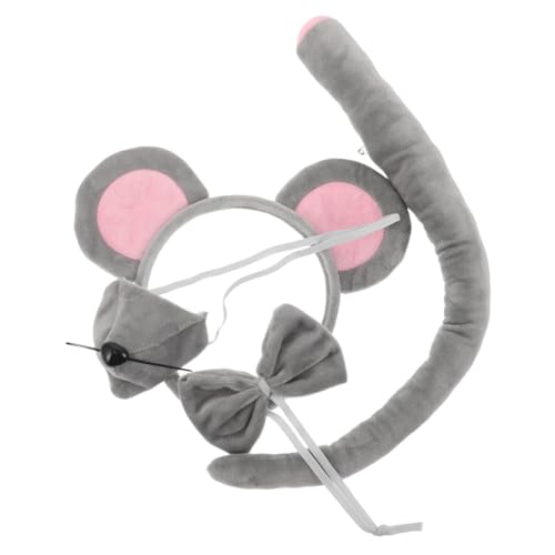 Toyvian 2 Sätze Weiche Graue Mäuse Ohren Haarreifen mit Nase und Wiederverwendbar Komfortabel Realistisch für Karneval Halloween Tierverkleidung Toyvian 2 Sätze Weiche Graue Mäuse Ohren Haarreifen mit Nase und Wiederverwendbar Komfortabel Realistisch für Karneval Halloween Tierverkleidung von Toyvian