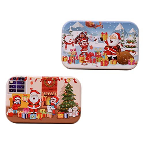 Toyvian 2 Sätze Weihnachtspuzzle Dekompressionsrätsel Weihnachtsrätsel Intelligenz-Puzzle Pädagogisches Puzzle Colorful Hölzern Toyvian 2 Sätze Weihnachtspuzzle Dekompressionsrätsel Weihnachtsrätsel Intelligenz-Puzzle Pädagogisches Puzzle Colorful Hölzern von Toyvian