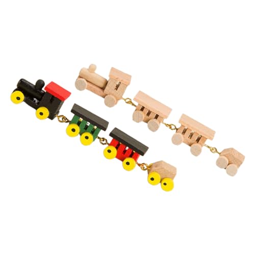 Toyvian 2 Sätze hölzerner Zug Puppe Miniatur kreative Zugdekoration Mini House Accessory Mini-Zug Zug traditioneller Minizug Desktop - Cartoon-Zug-Schmuck Holz Toyvian 2 Sätze hölzerner Zug Puppe Miniatur kreative Zugdekoration Mini House Accessory Mini-Zug Zug traditioneller Minizug Desktop - Cartoon-Zug-Schmuck Holz von Toyvian