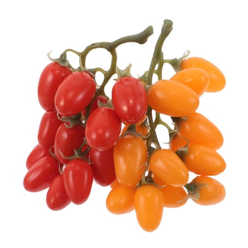 Toyvian 2 Saiten Realistic Fake Tomatoes für Heimdekoration Simulation und Gemüse Requisiten für Food Fotografie und Bildungszwecke Toyvian 2 Saiten Realistic Fake Tomatoes für Heimdekoration Simulation und Gemüse Requisiten für Food Fotografie und Bildungszwecke von Toyvian
