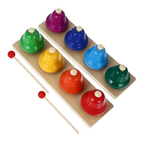 Toyvian 2 Satz Musikglockenspielzeug Handglocken Tanzschlaginstrument Musikspielzeug Party-Jingle-Glocke Handspielzeug Musikinstrument Kleinkind-handglocken Holzsockel Toyvian 2 Satz Musikglockenspielzeug Handglocken Tanzschlaginstrument Musikspielzeug Party-Jingle-Glocke Handspielzeug Musikinstrument Kleinkind-handglocken Holzsockel von Toyvian