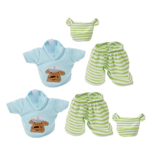 Toyvian 2 Satz Puppenkleidung Winteroutfits mit Hose Shirt Mütze Vielseitige Spielhaus Garderobe für Rollenspiele Tragbar und Kreativ Toyvian 2 Satz Puppenkleidung Winteroutfits mit Hose Shirt Mütze Vielseitige Spielhaus Garderobe für Rollenspiele Tragbar und Kreativ von Toyvian