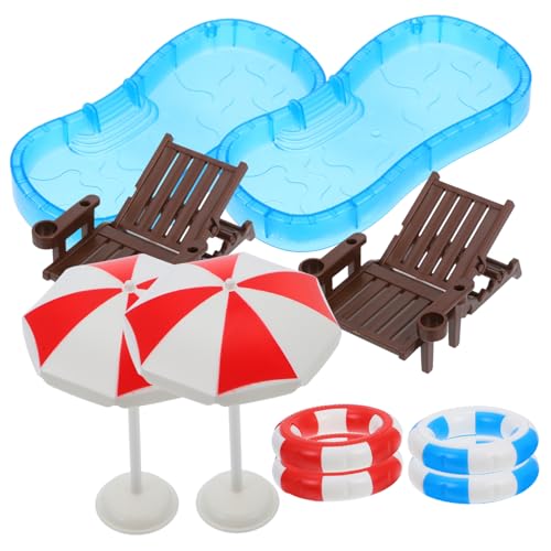 Toyvian Schwimmbad-Modell-Set – Miniatur-Garten-Requisiten Mit Mini-möbeln Strand-spielhaus-Spielzeug Für Kinder Perfekt Als Dekoration Toyvian Schwimmbad-Modell-Set – Miniatur-Garten-Requisiten Mit Mini-möbeln Strand-spielhaus-Spielzeug Für Kinder Perfekt Als Dekoration von Toyvian