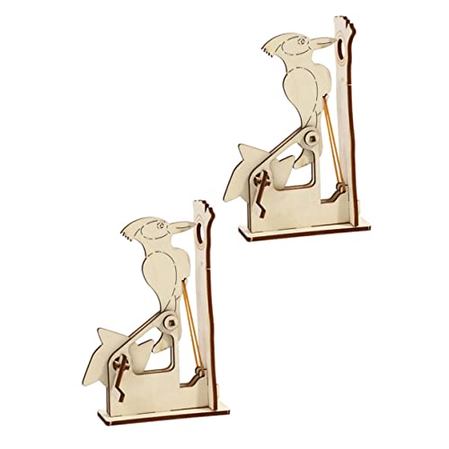 Toyvian 2 Sets Specht Dreidimensionales Puzzle Kinderpuzzle Kinderpuzzle Kleinkindpuzzle Kinderspielzeug Puzzles Für Kleinkinder Für Kleinkinder Kindergeschenk Holzpuzzle Basteln Aus Holz von Toyvian