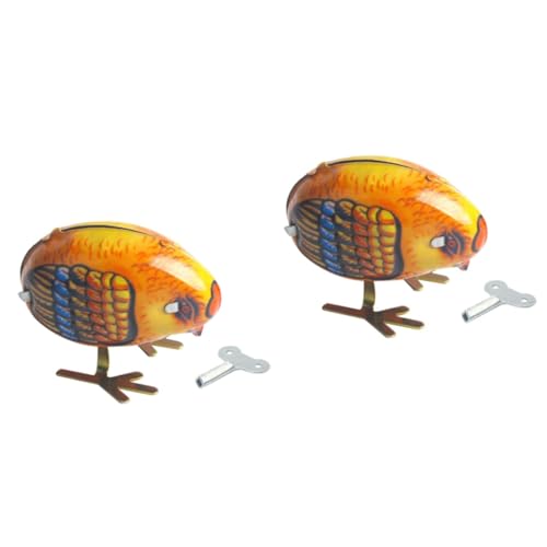 Toyvian 2 Stck Vintage Wind Up für Lustiger Mechanischer Aufzieh Tier Spaß Robustes Eisenmaterial Kompakt und Tragbar Farbenfrohes Design für Spielerische Zufällige Farbe Zufällige Farbe Toyvian 2 Stck Vintage Wind Up für Lustiger Mechanischer Aufzieh Tier Spaß Robustes Eisenmaterial Kompakt und Tragbar Farbenfrohes Design für Spielerische Zufällige Farbe Zufällige Farbe von Toyvian