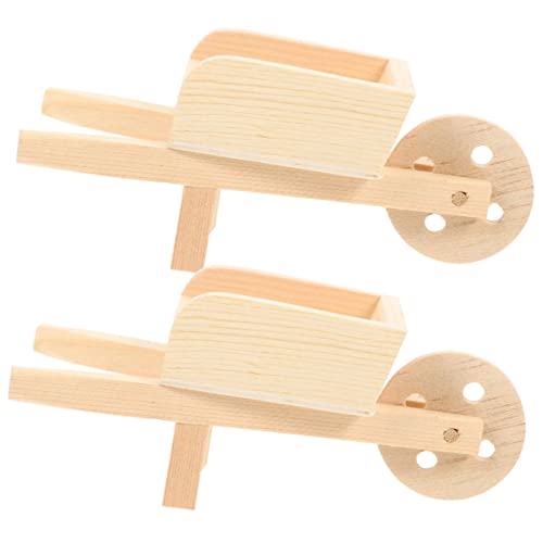Toyvian Miniatur-schubkarre Aus Holz Puppenhaus Für Dekorationsspielzeug Toyvian Miniatur-schubkarre Aus Holz Puppenhaus Für Dekorationsspielzeug von Toyvian