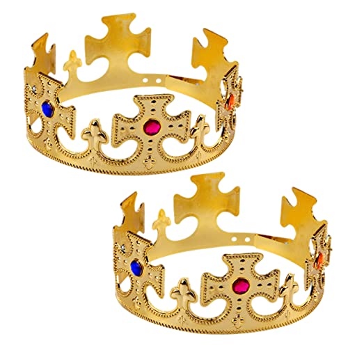 Toyvian König Im Mittelalterlichen Stil Aus Kunststoff Mit Goldener Kreuzkrone Für Halloween-partys Theater Und Requisiten Für Besondere Anlässe Toyvian König Im Mittelalterlichen Stil Aus Kunststoff Mit Goldener Kreuzkrone Für Halloween-partys Theater Und Requisiten Für Besondere Anlässe von Toyvian