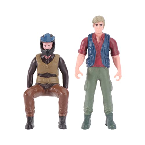 Toyvian 2 Stück 1 Satz Charaktere Der Sandtischszene Menschen Modellieren Architektonische Menschenfiguren Figuren Im Architektonischen Maßstab Fahrerfigur Kind Handmodell Bahn Material von Toyvian