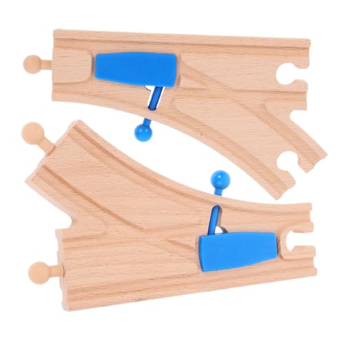 Toyvian 2 Stück -Bahn-gleis Hölzerner Zug Hölzerne Eisenbahnbrücke Hauptsächlich Bahngleis Hölzerne Gleise Weihnachtsbaum-bahnschienenhalterung Gebogene Spur Holz Toyvian 2 Stück -Bahn-gleis Hölzerner Zug Hölzerne Eisenbahnbrücke Hauptsächlich Bahngleis Hölzerne Gleise Weihnachtsbaum-bahnschienenhalterung Gebogene Spur Holz von Toyvian