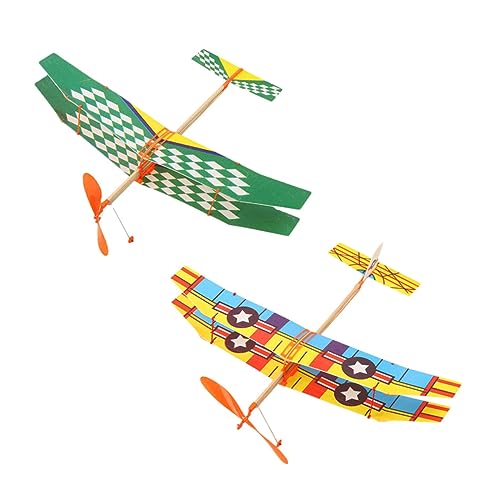 Toyvian 2Stücke Pädagogisches Flugzeug Spielzeug für Kinder Montage Segelflugzeug aus Sicherem Material für und Außenspiele von Toyvian
