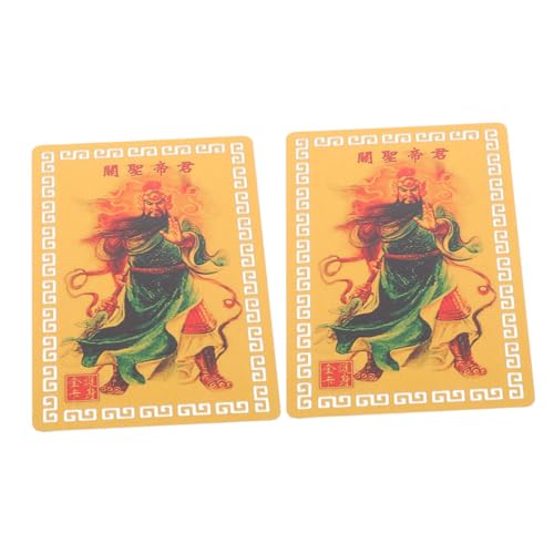 Toyvian 2 Stück Chinesische Feng Shui Amulettkarten aus Aluminium Magnesium Legierung Langlebige Taisui Schutzkarten für Glück und Wohlstand Dekorative Glücksbringer für Zuhause und Büro Toyvian 2 Stück Chinesische Feng Shui Amulettkarten aus Aluminium Magnesium Legierung Langlebige Taisui Schutzkarten für Glück und Wohlstand Dekorative Glücksbringer für Zuhause und Büro von Toyvian