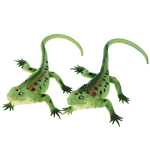 Toyvian 2 Stück Eidechsenmodell Ornament für Reptilienfigur Gecko-Figur Dekoration in Eidechsenform Verzierungen Umweltfreundlicher Kunststoff Green Toyvian 2 Stück Eidechsenmodell Ornament für Reptilienfigur Gecko-Figur Dekoration in Eidechsenform Verzierungen Umweltfreundlicher Kunststoff Green von Toyvian