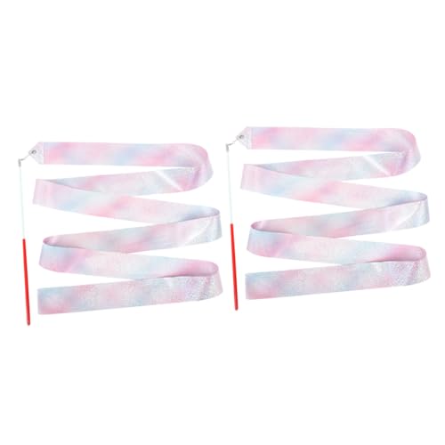 Toyvian 2 Stück Fitness Gymnastikbänder Tanzbänder Luftschlangenstäbe Tanzbänder Für Tanz Luftschlangen Rhythmische Bänder Stäbe Glitzer Party Regenbogen Luftschlangen Seide Toyvian 2 Stück Fitness Gymnastikbänder Tanzbänder Luftschlangenstäbe Tanzbänder Für Tanz Luftschlangen Rhythmische Bänder Stäbe Glitzer Party Regenbogen Luftschlangen Seide von Toyvian