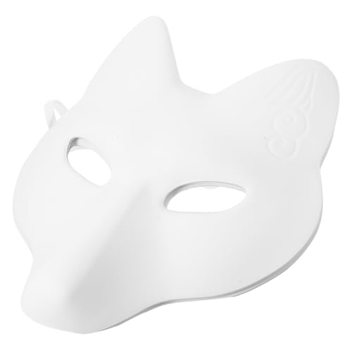 Toyvian 2 Stück Fuchs Maske Tiermasken Basteln Maskerade Fuchs Halloween-cosplay Tiere Diy-tier-bastelmaske Maske Zum Bemalen Masken Verkleiden Rave Ohren Weiß Pu Toyvian 2 Stück Fuchs Maske Tiermasken Basteln Maskerade Fuchs Halloween-cosplay Tiere Diy-tier-bastelmaske Maske Zum Bemalen Masken Verkleiden Rave Ohren Weiß Pu von Toyvian