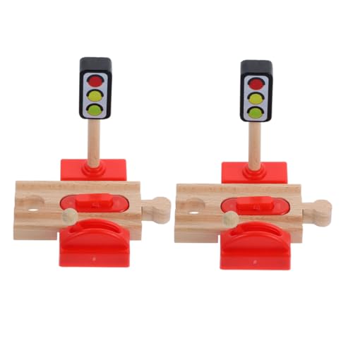 Toyvian 2 Stück Gleiszubehör Zubehör Für Die Eisenbahnszene Ampelspielzeug Eisenbahngleis O Spurweite Zubehör Für Eisenbahnverkehrssignale Ampelmodell Holz Toyvian 2 Stück Gleiszubehör Zubehör Für Die Eisenbahnszene Ampelspielzeug Eisenbahngleis O Spurweite Zubehör Für Eisenbahnverkehrssignale Ampelmodell Holz von Toyvian