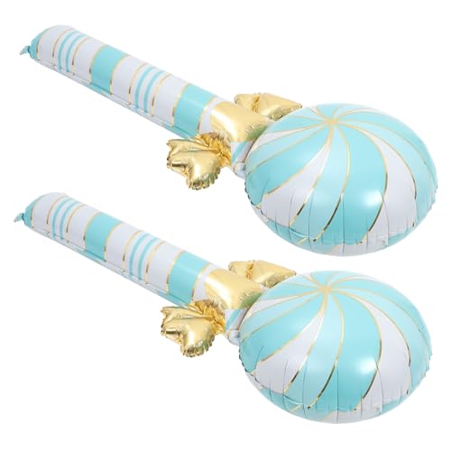 Toyvian 2 Stück Großer Folienballon in Hellblau Candy Stick Design Dekorative Weihnachts und Partydekoration für Geburtstagsfeiern Fotorequisiten Wiederverwendbar und Einfach Aufzublasen Toyvian 2 Stück Großer Folienballon in Hellblau Candy Stick Design Dekorative Weihnachts und Partydekoration für Geburtstagsfeiern Fotorequisiten Wiederverwendbar und Einfach Aufzublasen von Toyvian