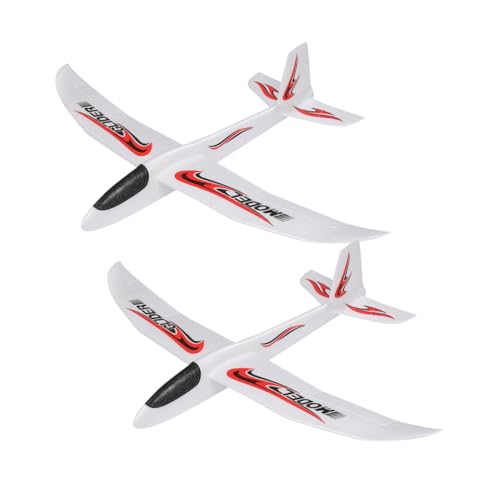 Toyvian 2 Stück Großer Schaumstoff Handwurf Flugzeug Teilig mit Aufklebern Leichter Wurfgleiter für Jungen und Mädchen Fördert Koordination und Bewegungsspiele im Freien Toyvian 2 Stück Großer Schaumstoff Handwurf Flugzeug Teilig mit Aufklebern Leichter Wurfgleiter für Jungen und Mädchen Fördert Koordination und Bewegungsspiele im Freien von Toyvian