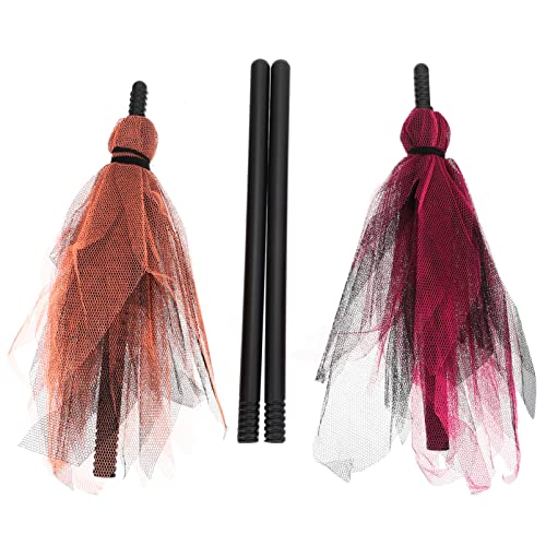 Toyvian 2 Stück Halloween Hexenbesen Deko Farbenfrohe Besen für Kostümparty und Halloween Stabil und Langlebig für Kreative Dekoration Toyvian 2 Stück Halloween Hexenbesen Deko Farbenfrohe Besen für Kostümparty und Halloween Stabil und Langlebig für Kreative Dekoration von Toyvian