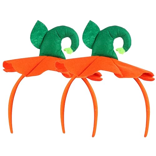 Toyvian 2 Stück Halloween Kürbis Haarband Lustiger Kopfschmuck für Damen Mädchen für Halloween Cosplay und Kostümpartys Bequem und Leicht zu Tragen Toyvian 2 Stück Halloween Kürbis Haarband Lustiger Kopfschmuck für Damen Mädchen für Halloween Cosplay und Kostümpartys Bequem und Leicht zu Tragen von Toyvian