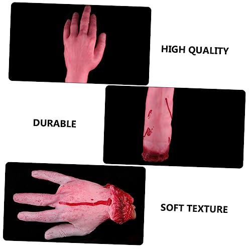 Toyvian 2 Stück Halloween abgetrennte Hand Horror-Nachtdekorationen Halloween-Animatronik Streich Halloween- Halloween Prank Toys Scary Toys Gebrochener Handfuß Partyzubehör Toyvian 2 Stück Halloween abgetrennte Hand Horror-Nachtdekorationen Halloween-Animatronik Streich Halloween- Halloween Prank Toys Scary Toys Gebrochener Handfuß Partyzubehör von Toyvian