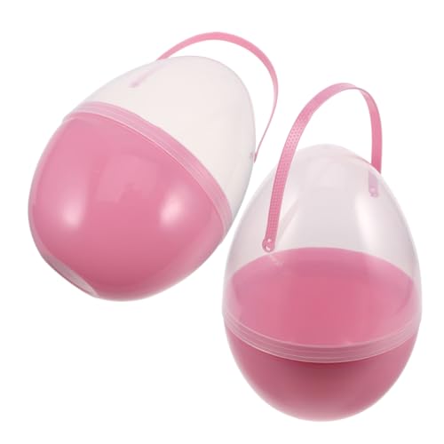 Toyvian 2 Stück Handliche, Durchsichtige Ostereier Aus Kunststoff Mit Griff – Jumbo-ostereier – Dekorative Kugeln Für Spiele, Partyzubehör Für Kinder Toyvian 2 Stück Handliche, Durchsichtige Ostereier Aus Kunststoff Mit Griff – Jumbo-ostereier – Dekorative Kugeln Für Spiele, Partyzubehör Für Kinder von Toyvian