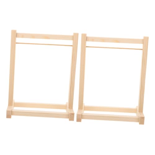 Toyvian 2 Stück Holz Puppenkleiderständer Miniatur Garderobe Puppenhaus Möbel Kinderfreundlich Stabil Platzsparend Organisator für Puppenkleidung Toyvian 2 Stück Holz Puppenkleiderständer Miniatur Garderobe Puppenhaus Möbel Kinderfreundlich Stabil Platzsparend Organisator für Puppenkleidung von Toyvian
