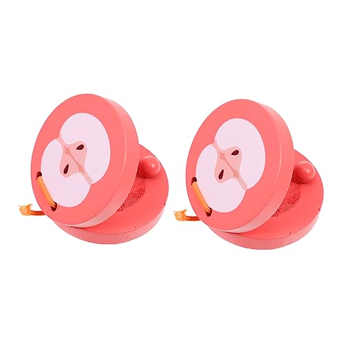 Toyvian 2 Stück Holzfruchtrednerbrett Kinderversorgung Kastagnetten Aus Holz Für Haushaltskinder Kastagnettenspielzeug Aus Holz Holzkinder Castanet - Toyvian 2 Stück Holzfruchtrednerbrett Kinderversorgung Kastagnetten Aus Holz Für Haushaltskinder Kastagnettenspielzeug Aus Holz Holzkinder Castanet - von Toyvian