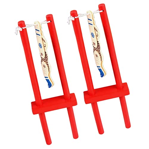 Toyvian 2 Stück Holzpuppe Marionette zur Fingerfertigkeit Kreatives Umweltfreundlich für Kindergeburtstag und Geburtstagsfeier Toyvian 2 Stück Holzpuppe Marionette zur Fingerfertigkeit Kreatives Umweltfreundlich für Kindergeburtstag und Geburtstagsfeier von Toyvian