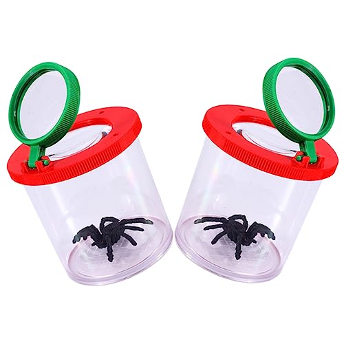 Toyvian Pädagogisches Viewer Lupe Box 2pcs Jungen Und Mädchen Studenten Lupe Container von Toyvian