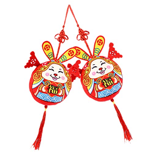 Toyvian 2 Stück Jahr des Kaninchens Anhänger Tiere Medaillon Plüsch Schlüsselanhänger Puppen Babypuppen Kuscheltier des Deckels Kuschelhase Das Tier Hängendes Kaninchen Maskottchen Bunter Toyvian 2 Stück Jahr des Kaninchens Anhänger Tiere Medaillon Plüsch Schlüsselanhänger Puppen Babypuppen Kuscheltier des Deckels Kuschelhase Das Tier Hängendes Kaninchen Maskottchen Bunter von Toyvian
