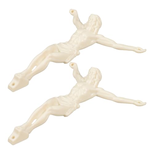 Toyvian 2 Stück Jesus Accessoires Charm Armband Schmuck Halskette Jesus Kruzifix Statue Christliche Figuren Kreuz Anhänger Charms Jesus Figur Charm Weihnachtsparty Toyvian 2 Stück Jesus Accessoires Charm Armband Schmuck Halskette Jesus Kruzifix Statue Christliche Figuren Kreuz Anhänger Charms Jesus Figur Charm Weihnachtsparty von Toyvian