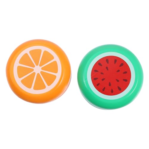 Toyvian 2 Stück Jo-jo- Lehrreich Jo-jo-bälle Mini- Holzjoyo - Yoyo Bälle Colorful Hölzern von Toyvian