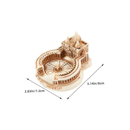 Toyvian 2 Stück Kleiner Modell San Pietro aus Kunstharz Miniatur Architekturdekoration für Zuhause Präzise Detailgetreu Vielseitige Kleiner Szenen Toyvian 2 Stück Kleiner Modell San Pietro aus Kunstharz Miniatur Architekturdekoration für Zuhause Präzise Detailgetreu Vielseitige Kleiner Szenen von Toyvian