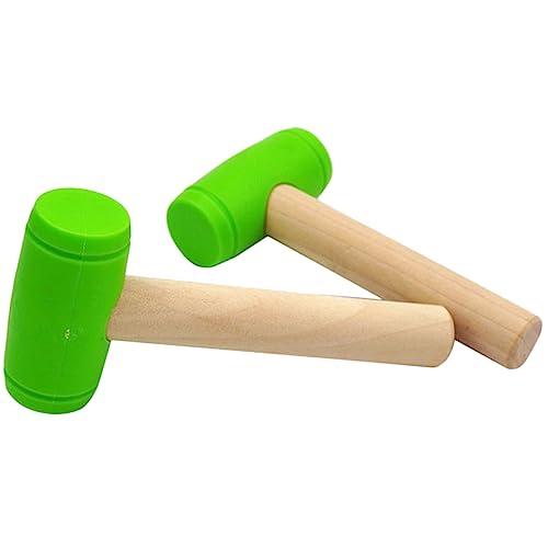 Toyvian Spielzeughämmer Für Kinder 2 Stück Holzhammer-spielzeuge Lehrreichen Spielen von Toyvian