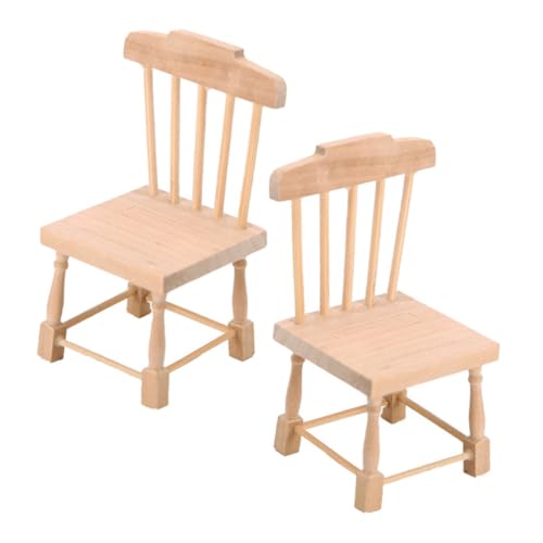 Toyvian 2 Stück Kleiner Mini-Stuhl Mit Dünner Linie Miniatur Möbel Winzig Mini-stuhlverzierung Mini-hausbedarf Modell Kleine Holzstühle Mini-Stuhl-Modell Mini-hausschmuck Khaki Birke Toyvian 2 Stück Kleiner Mini-Stuhl Mit Dünner Linie Miniatur Möbel Winzig Mini-stuhlverzierung Mini-hausbedarf Modell Kleine Holzstühle Mini-Stuhl-Modell Mini-hausschmuck Khaki Birke von Toyvian