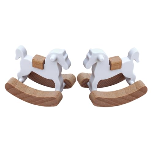 Toyvian 2 StüCk Miniatur Schaukelpferd Holz Puppenhaus ZubehöR Mini Holzschaukel FüR 1:6/1:12 Puppenhaus DIY Dekoration Und Tischdekoration Kleines Miniatur Holzpferd für Szenendekoration Und Geschen Toyvian 2 StüCk Miniatur Schaukelpferd Holz Puppenhaus ZubehöR Mini Holzschaukel FüR 1:6/1:12 Puppenhaus DIY Dekoration Und Tischdekoration Kleines Miniatur Holzpferd für Szenendekoration Und Geschen von Toyvian