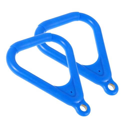 Toyvian 2 Stück Kletterringe aus Kunststoff Antirutsch Griff Ergonomisch Ringe für Indoor Outdoor Spielplatz Fitness Training Zubehör von Toyvian