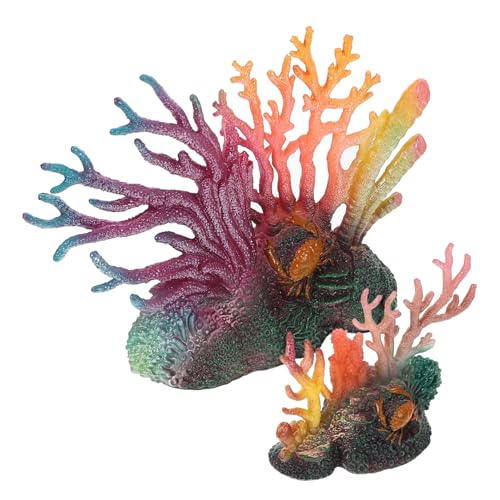 Toyvian 2 Stück Künstliche Aquarium Korallen Realistische Dekoration für Fischbecken Naturgetreue Unterwasserpflanzen Fischfreundlich Geeignet für Süßwasser Aquarien Toyvian 2 Stück Künstliche Aquarium Korallen Realistische Dekoration für Fischbecken Naturgetreue Unterwasserpflanzen Fischfreundlich Geeignet für Süßwasser Aquarien von Toyvian