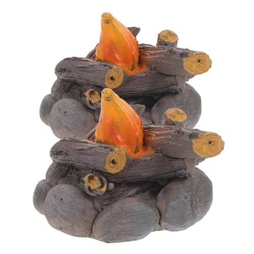 Toyvian 2 Stück Mikro Landschaftsornament Flackerndes Lagerfeuer Miniatur Teelichter Kerzen Flammenlose Kerze Halloween Dekoration Outdoor Gefälschtes Lagerfeuer Puppenhaus Toyvian 2 Stück Mikro Landschaftsornament Flackerndes Lagerfeuer Miniatur Teelichter Kerzen Flammenlose Kerze Halloween Dekoration Outdoor Gefälschtes Lagerfeuer Puppenhaus von Toyvian