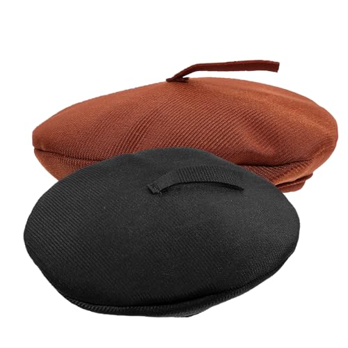 Toyvian 2 Stück Mini-Barettmütze für Puppen: Kleine Baskenmütze zum Anziehen und Basteln – Weiche Mütze für Plüschtiere und kleine Haustiere – Stilvolles Puppenzubehör Toyvian 2 Stück Mini-Barettmütze für Puppen: Kleine Baskenmütze zum Anziehen und Basteln – Weiche Mütze für Plüschtiere und kleine Haustiere – Stilvolles Puppenzubehör von Toyvian