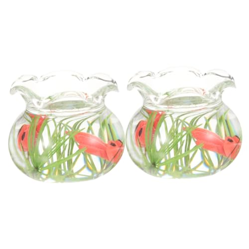 Toyvian 2 Stück Mini Goldfischglas Quallen Badespielzeug Caddy Babyspielzeug Aquarium Dekoration Fischglas Spielzeughaus Fischtanks Pflanzenaquarium Miniatur Aquarium Toyvian 2 Stück Mini Goldfischglas Quallen Badespielzeug Caddy Babyspielzeug Aquarium Dekoration Fischglas Spielzeughaus Fischtanks Pflanzenaquarium Miniatur Aquarium von Toyvian