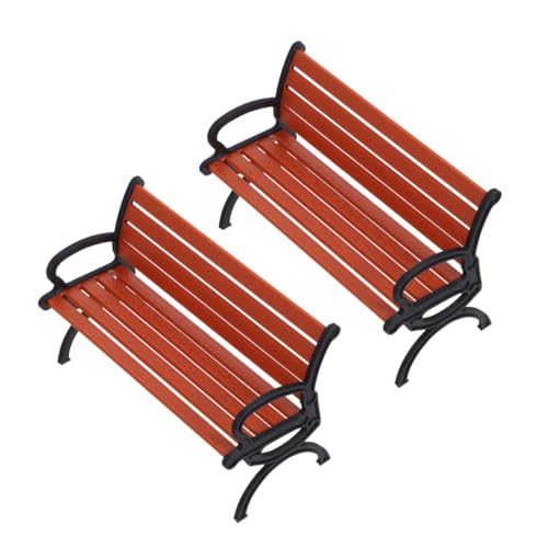 Toyvian 2 Stück Mini Holzbank für Puppenhaus Dekorative Accessoires für Märchengärten und Mikrolandschaften für Schreibtisch und Regal Toyvian 2 Stück Mini Holzbank für Puppenhaus Dekorative Accessoires für Märchengärten und Mikrolandschaften für Schreibtisch und Regal von Toyvian