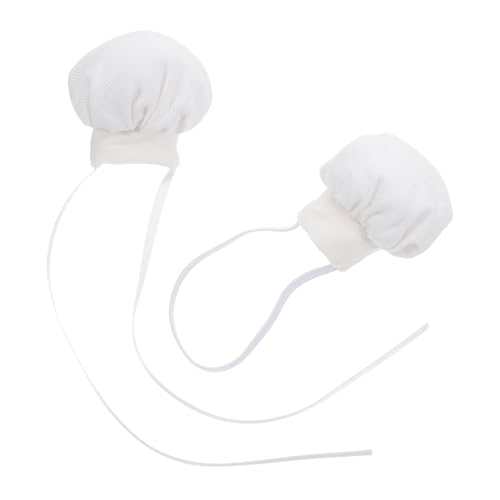 Toyvian 2 Stück Mini Kochmützen für Puppen Plüsch Kochhüte mit Elastischem Band Schleife Weiße Dekorative Puppenhüte für Stofftiere Küchen Rollenspiel Zubehör Toyvian 2 Stück Mini Kochmützen für Puppen Plüsch Kochhüte mit Elastischem Band Schleife Weiße Dekorative Puppenhüte für Stofftiere Küchen Rollenspiel Zubehör von Toyvian