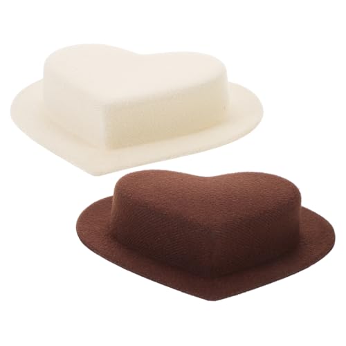 Toyvian 2 Stück Mini-hut Kappe Herz Mütze Puppe Zarte Kleine Hüte Kleine Hüte Für Kuchendekor Mini-hüte Minihut Zum Selbermachen Kleiner Hut Dekorative Miniaturhüte Stoff Toyvian 2 Stück Mini-hut Kappe Herz Mütze Puppe Zarte Kleine Hüte Kleine Hüte Für Kuchendekor Mini-hüte Minihut Zum Selbermachen Kleiner Hut Dekorative Miniaturhüte Stoff von Toyvian