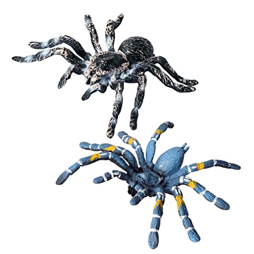 Toyvian 2 Stück Mini-spinnenmodell Simuliertes Spinnenmodell von Toyvian