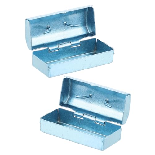 Toyvian 2 Stück Miniatur-puppenhaus-werkzeugkasten, Metall-werkzeugkoffer, Puppenhaus, Miniatur-werkzeugkoffer, Spielzeug Toyvian 2 Stück Miniatur-puppenhaus-werkzeugkasten, Metall-werkzeugkoffer, Puppenhaus, Miniatur-werkzeugkoffer, Spielzeug von Toyvian