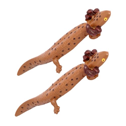 Toyvian 2 Stück Salamander-imitationsmodelle – Raumdekoration Leicht Geeignet Für Das Kognitive Lernen Von Kindern von Toyvian